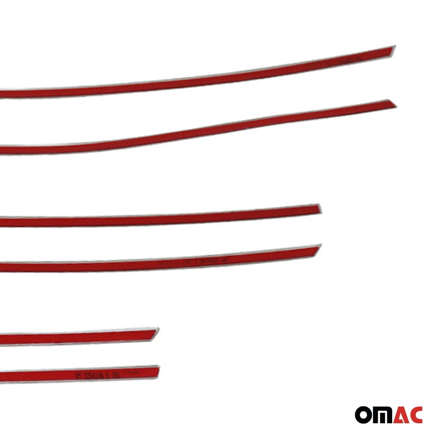 Benzi decorative pentru geamuri pentru Hyundai Bayon 2021-2025, oțel inoxidabil cromat, 6 bucăți