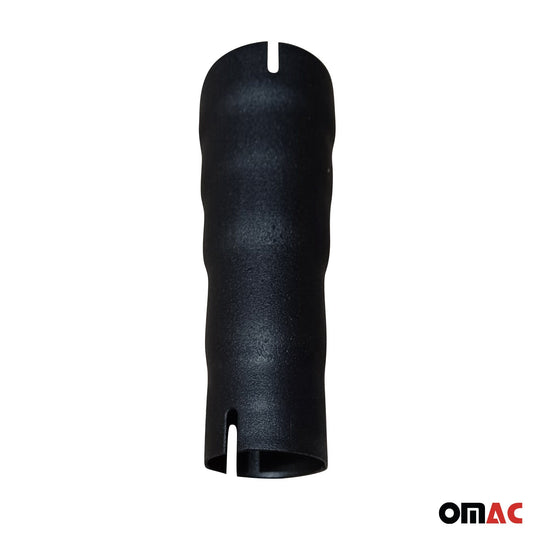 Auspuffendstutzen Rohrverbinder Anschlussrohr Verbindung Rohr 42-62mm Schwarz