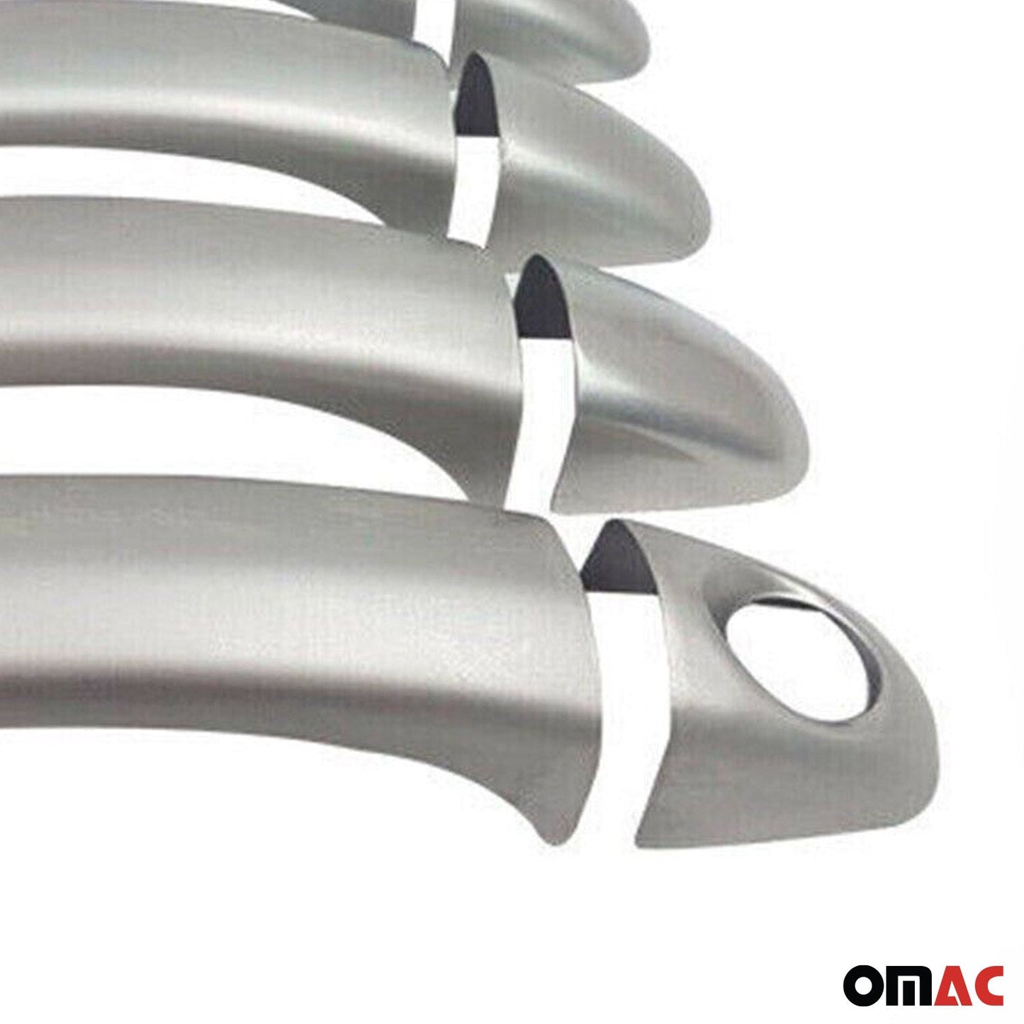 Türgriff Blende Türgriffkappen für VW Touareg 2003-2010 Edelstahl Silber 8tlg