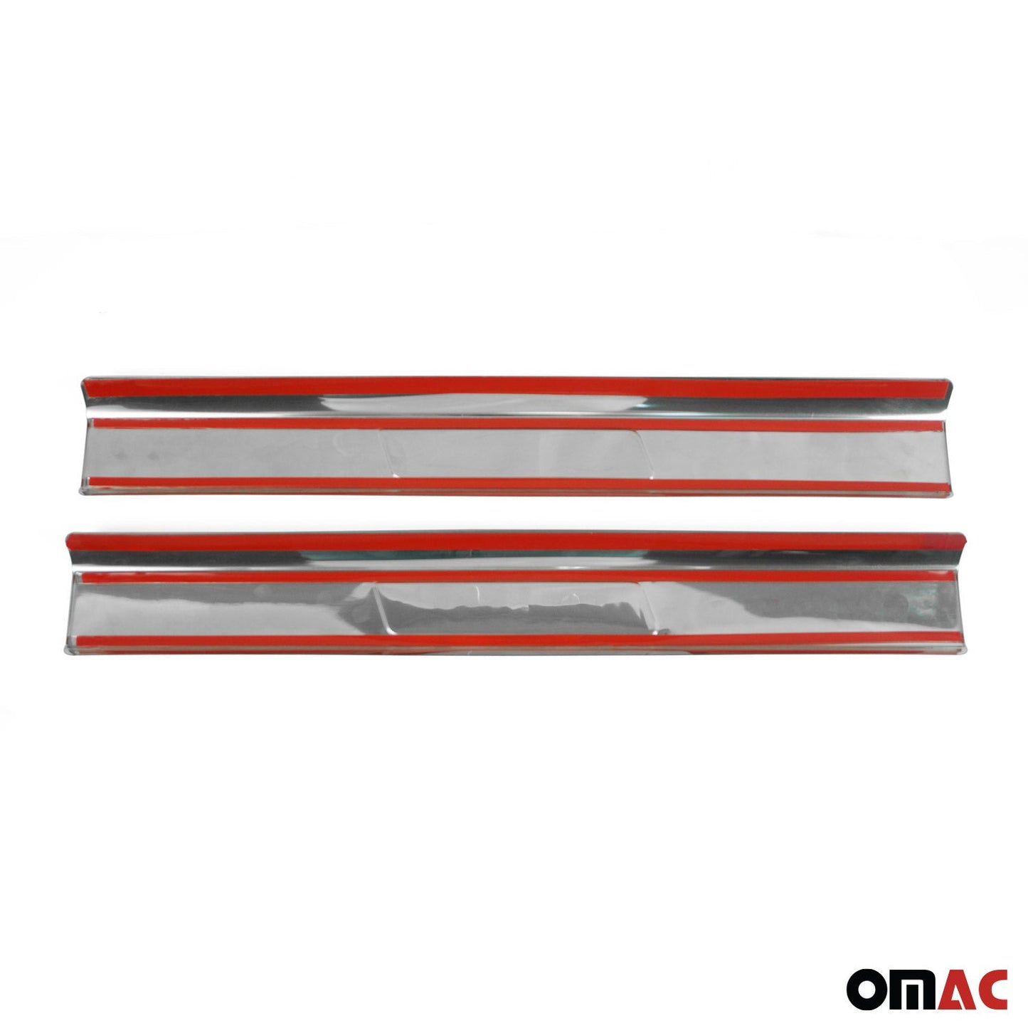 Ornamente prag uși pentru VW Tiguan 2007-2016, oțel inoxidabil, argintiu, set 2 piese