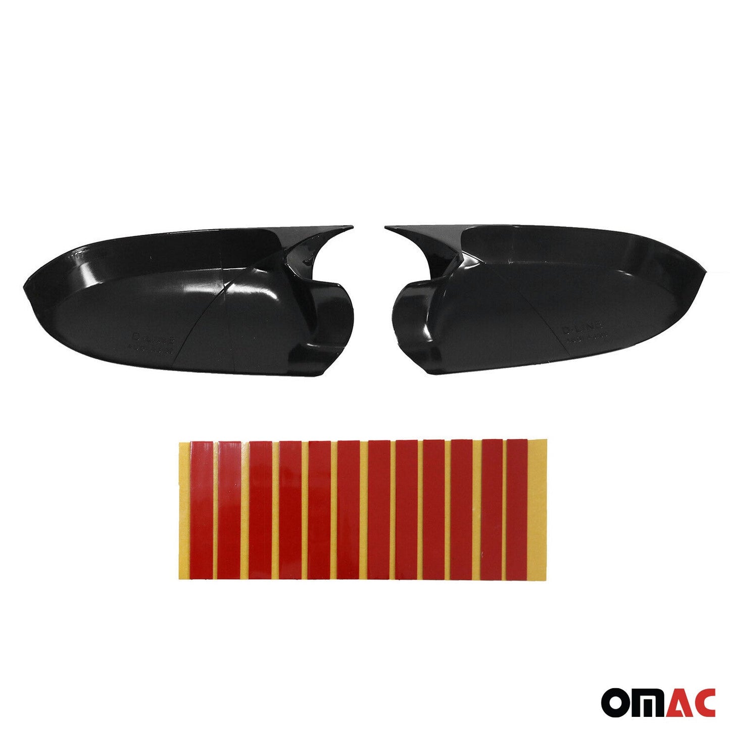 Spiegelkappen für Audi A3 Limo Sportback Cabriolet 2008-2013 ABS Piano Schwarz