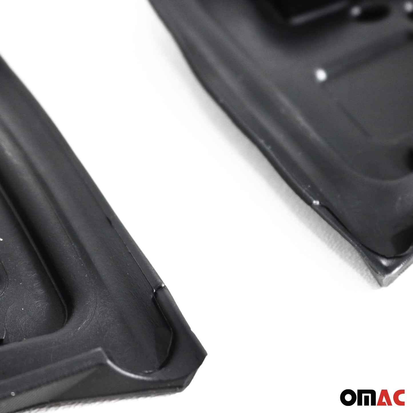 Außenspiegel Gummi für Mercedes C Klasse W203 2000-2007 Kunststoff Schwarz 2tlg