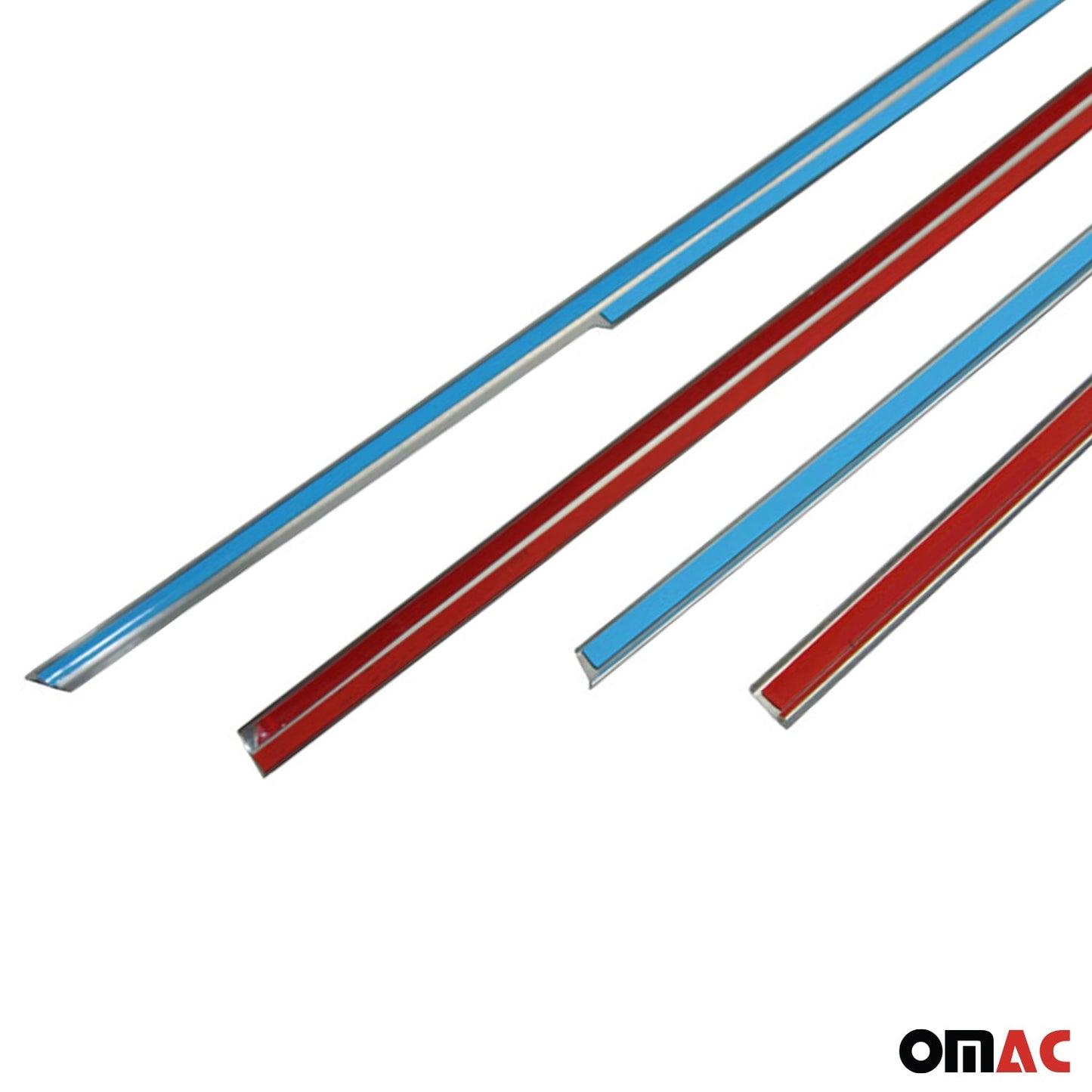 Benzi decorative pentru geamuri Honda Civic 2000-2005, oțel inoxidabil cromat, 4 bucăți