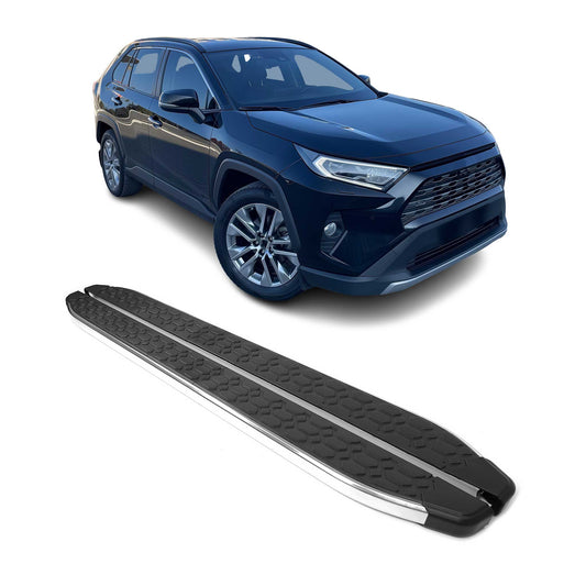 Trittbretter Seitenschweller für Toyota RAV4 Hybrid 2018-2025 Edelstahl Chrom 2x