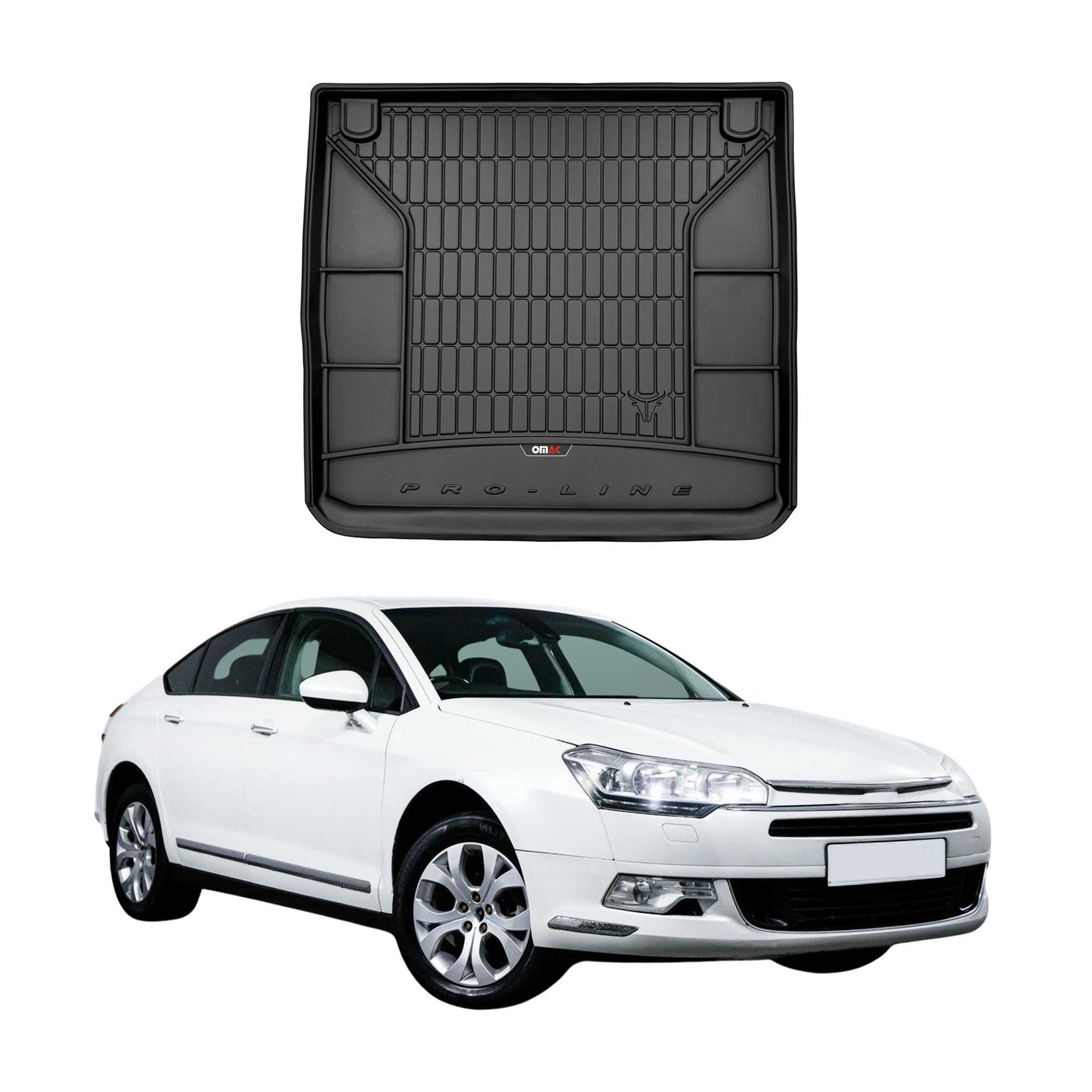 OMAC Gummi Kofferraumwanne für Citroen C5 Break 2008-2017 TPE Laderaumwanne