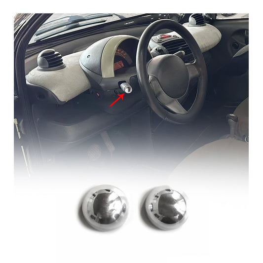 Blinkerrahmen Signalblende Blinker für Smart ForTwo 1998-2007 Aluminium Silber