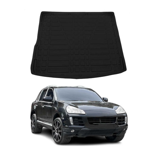 Protecție portbagaj/căptușeală pentru bagaje Porsche Cayenne 2003-2011, cauciuc TPE, negru