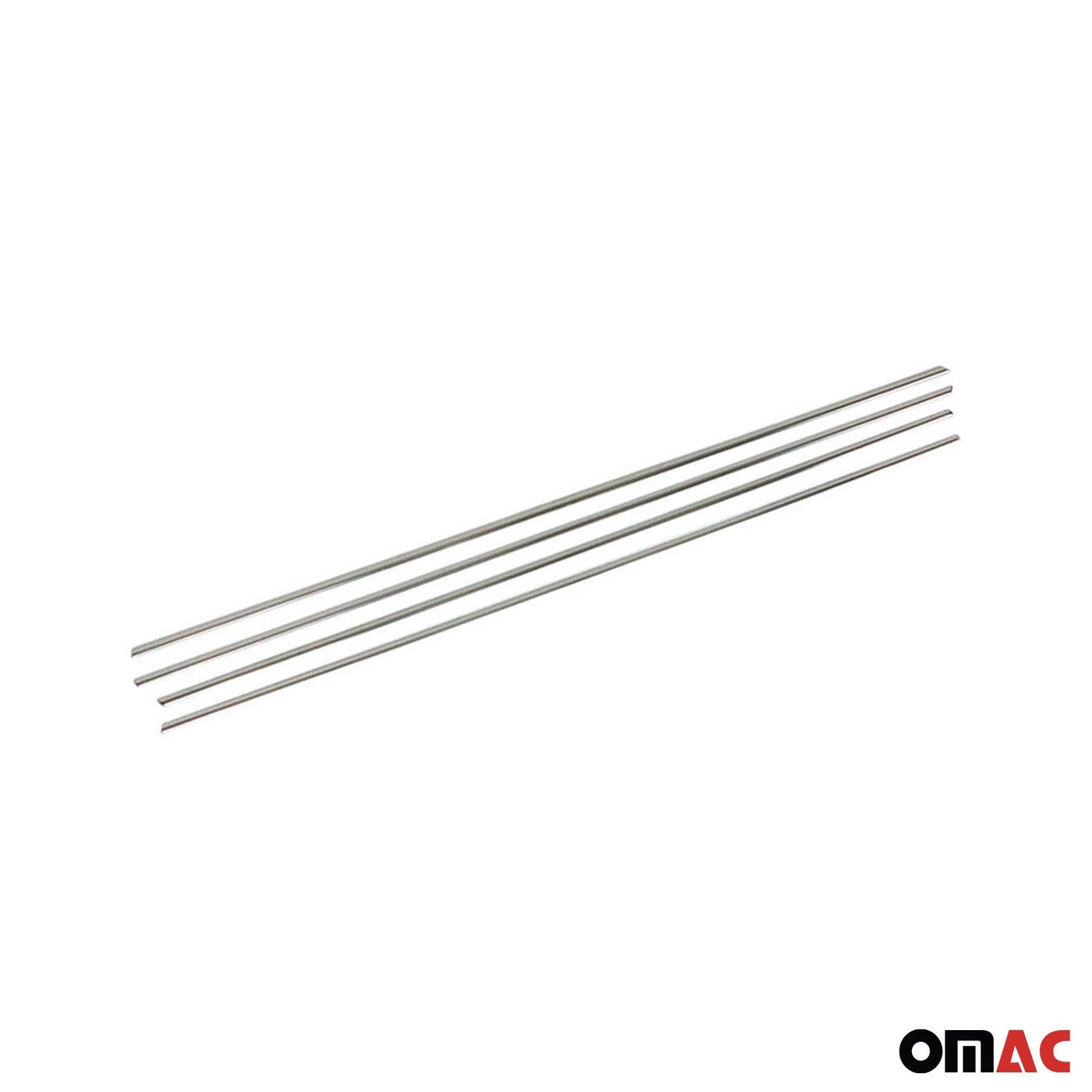 Benzi decorative pentru geamuri Suzuki Vitara 2015-2025, oțel inoxidabil cromat, set 4 piese