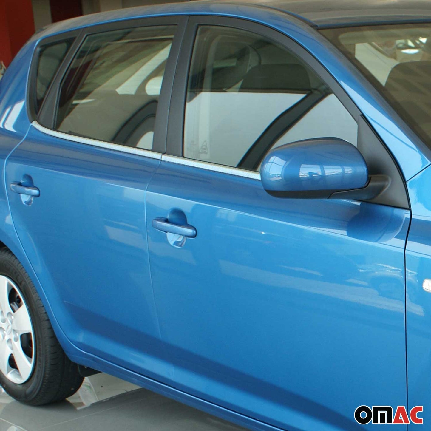 Fensterleisten Zierleisten für Kia Ceed Ceed 2009-2012 Variant Edelstahl 4tlg