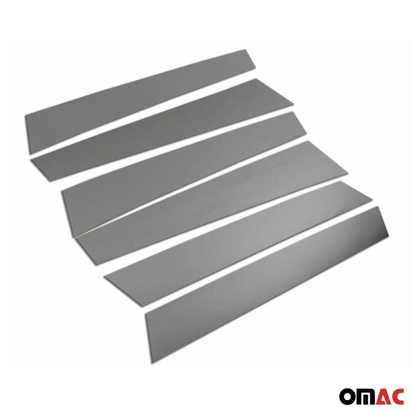 Ornamente stâlp ușă montantă B pentru Range Rover Sport 2013-2020, crom închis, 6x