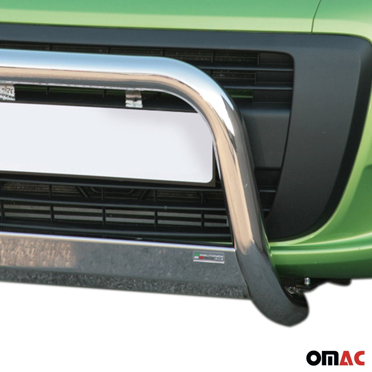 Bară de protecție/buton față pentru Fiat Fiorino 2008-2016 ø63mm oțel argintiu protecție