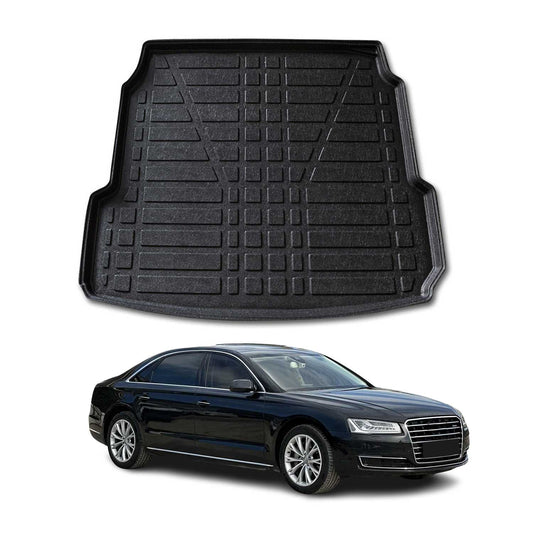 Kofferraumwanne Laderaumwanne für Audi A8 D4 2009-2018 Gummi TPE Schwarz