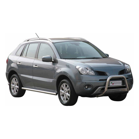 Bară de protecție/buton față pentru Renault Koleos 2008-2011, ø63mm, oțel, argintiu