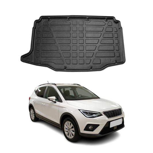 Protecție portbagaj/cargo pentru Seat Arona 2017-2025, cauciuc inferior TPE negru