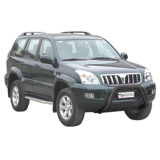 Bară de protecție/buton față pentru Toyota Land Cruiser KDJ120 2003-2008 ø76 Negru