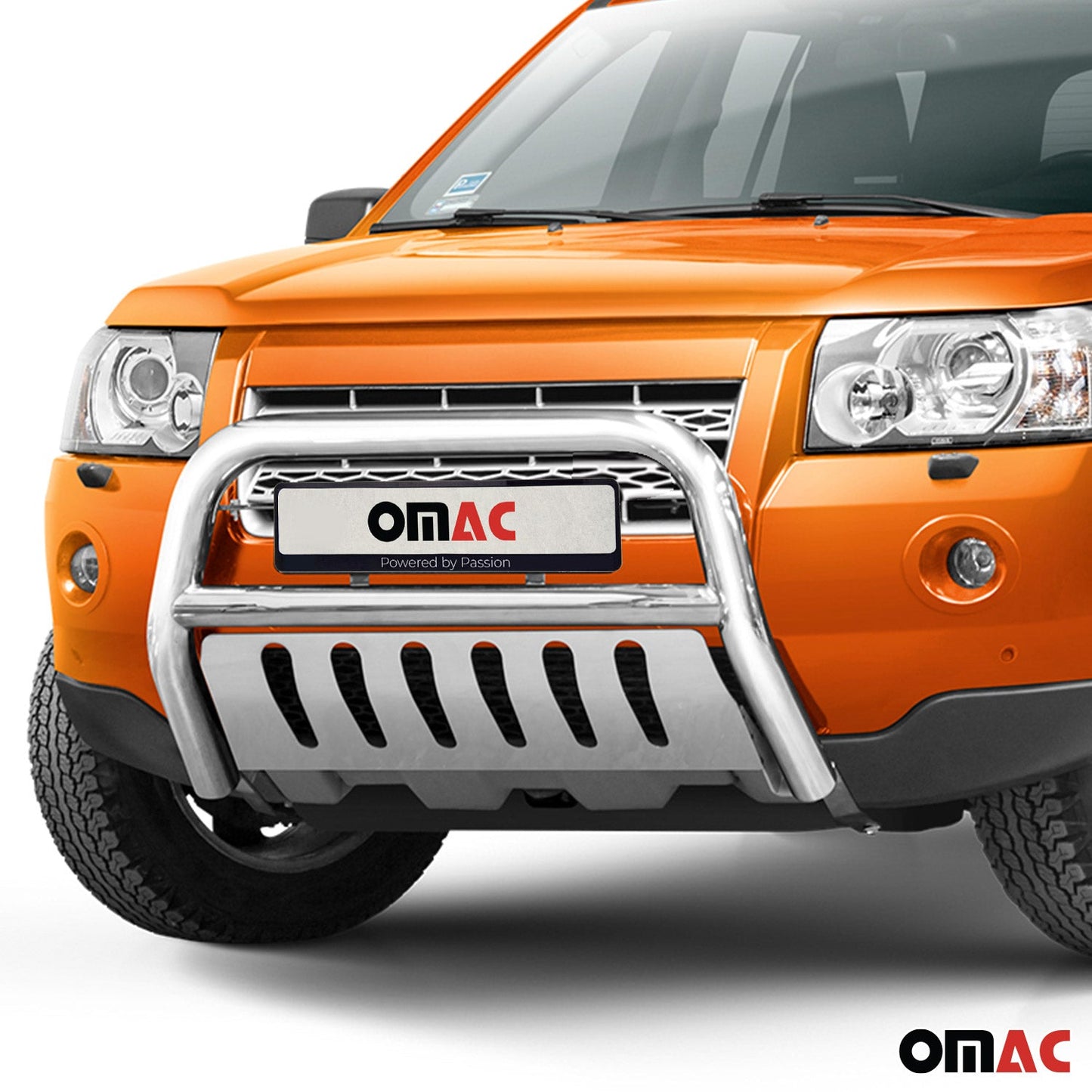 Frontbügelschutz Frontschutzbügel für Land Rover Freelander 2007-2014 ABE Silber