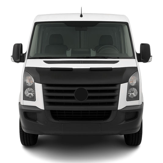 Haubenbra Steinschlagschutz Bonnet Bra für VW Crafter 2006-2017 Schwarz Halb