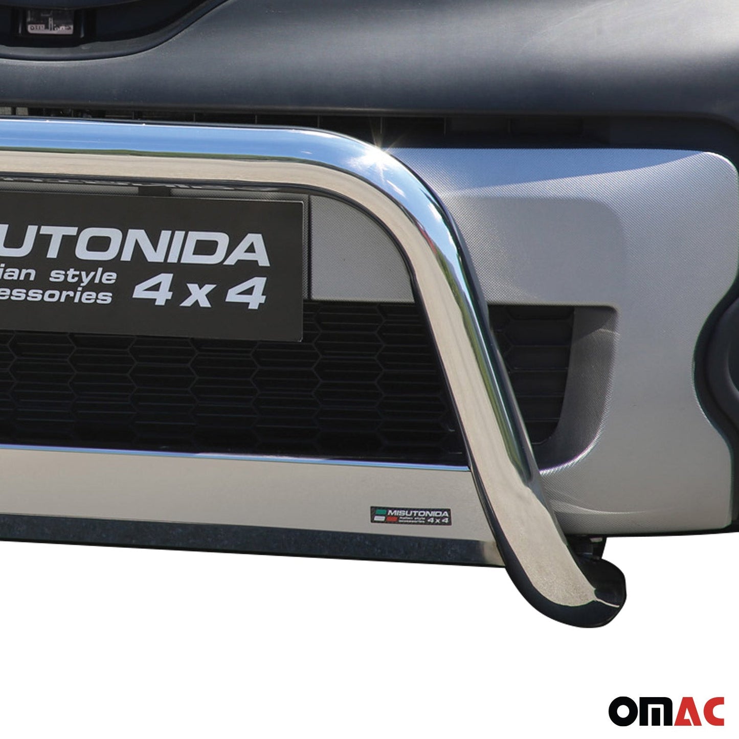 Frontbügel Frontschutzbügel für Renault Kangoo 2014-2021 ø63mm Stahl Silber