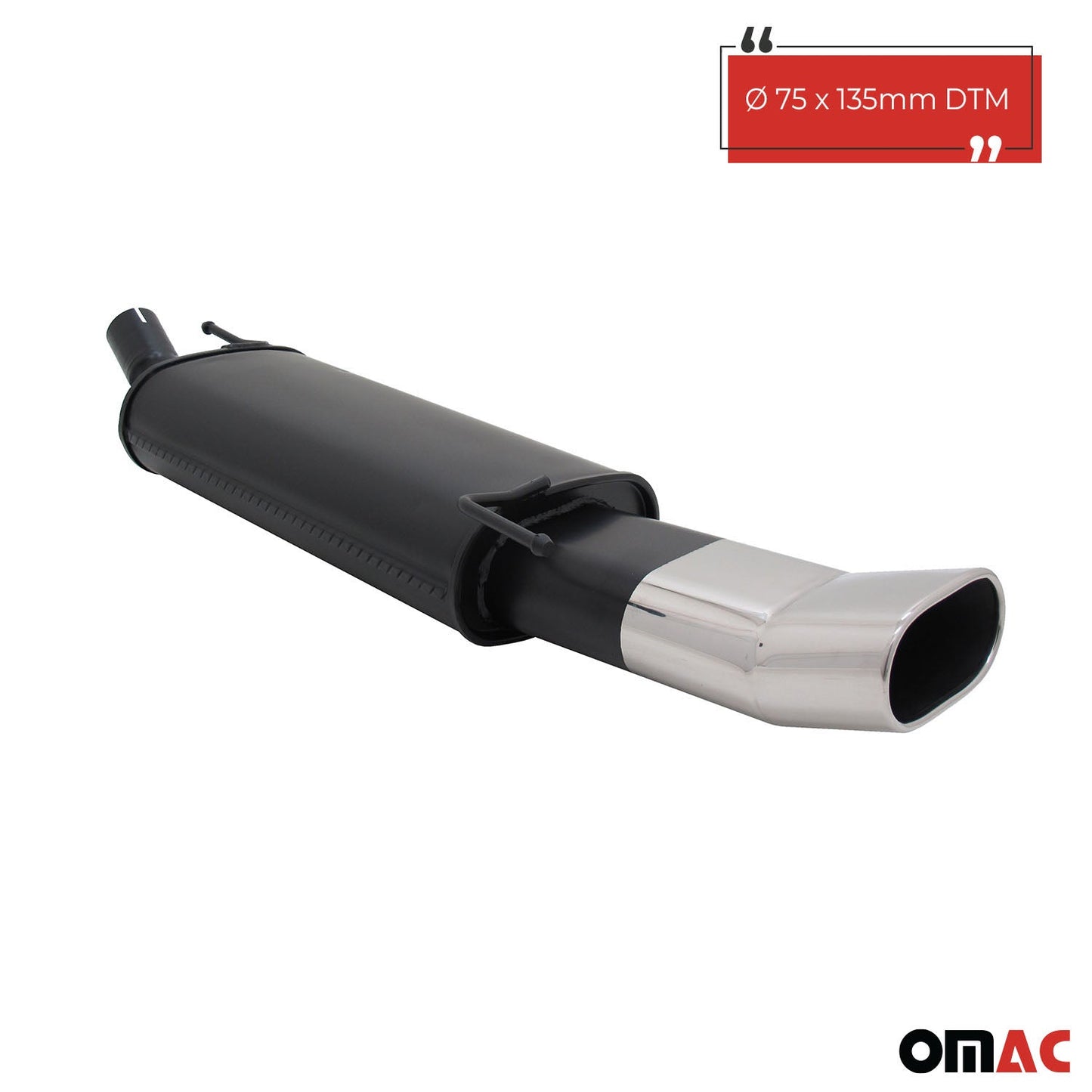 Novus Sportauspuff für VW Golf 3 / Golf 4 Cabrio 135x75mm DTM