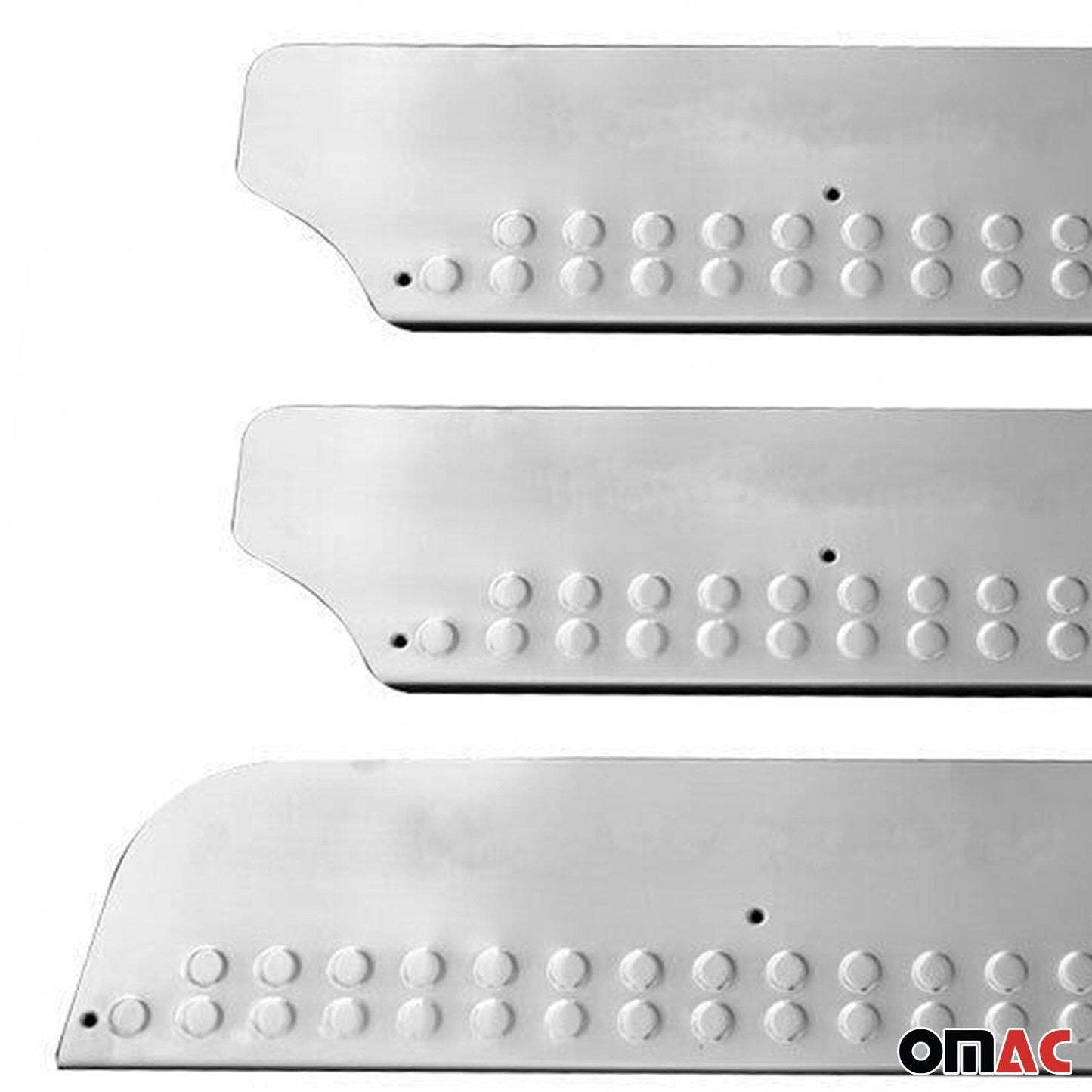 Ornamente prag ușă pentru VW Caravelle T4 1990-2003, oțel inoxidabil, argintiu, 3x