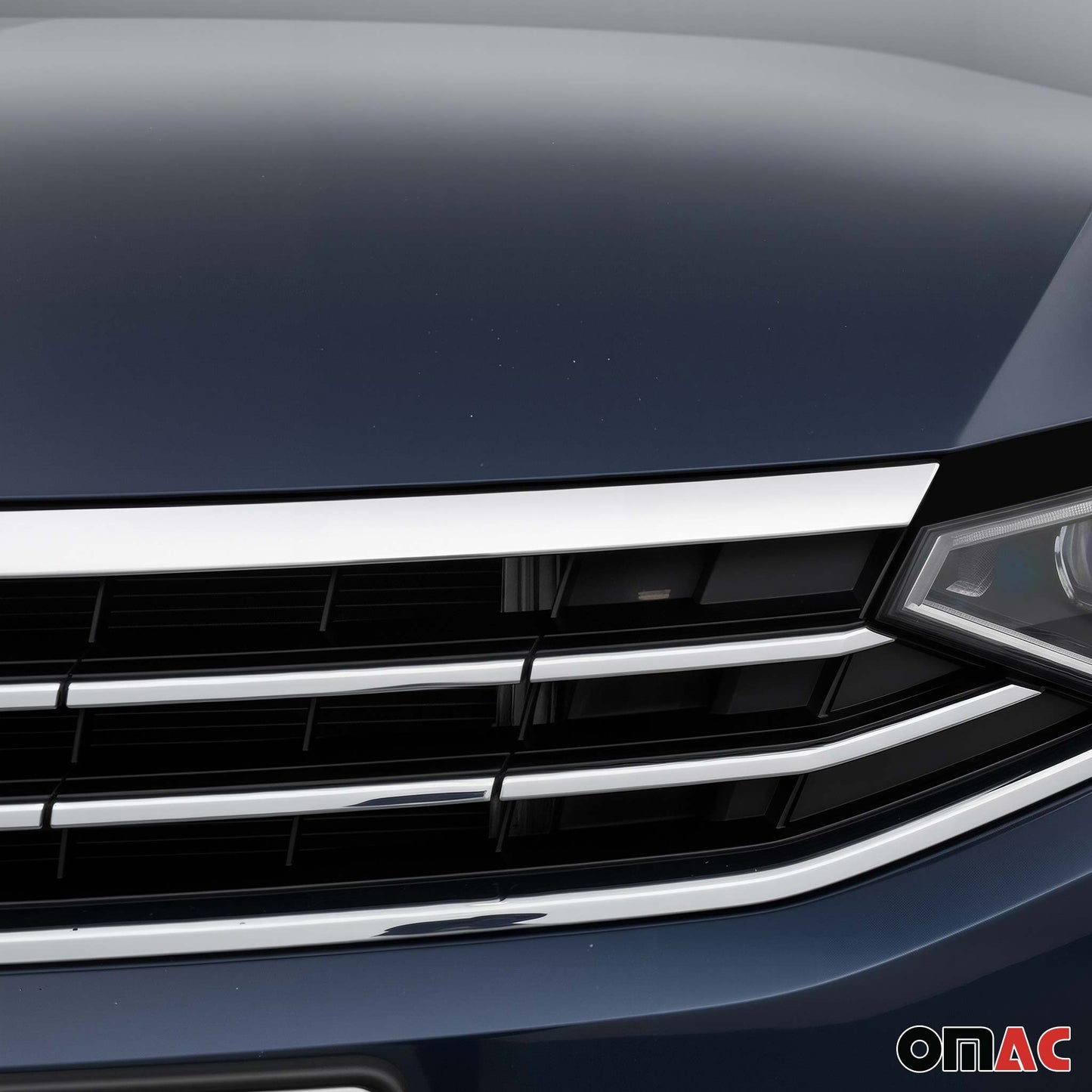 Scheinwerfer Scheinwerferblende für VW Passat B8.5 Highline 2019-21 Obere Chrom