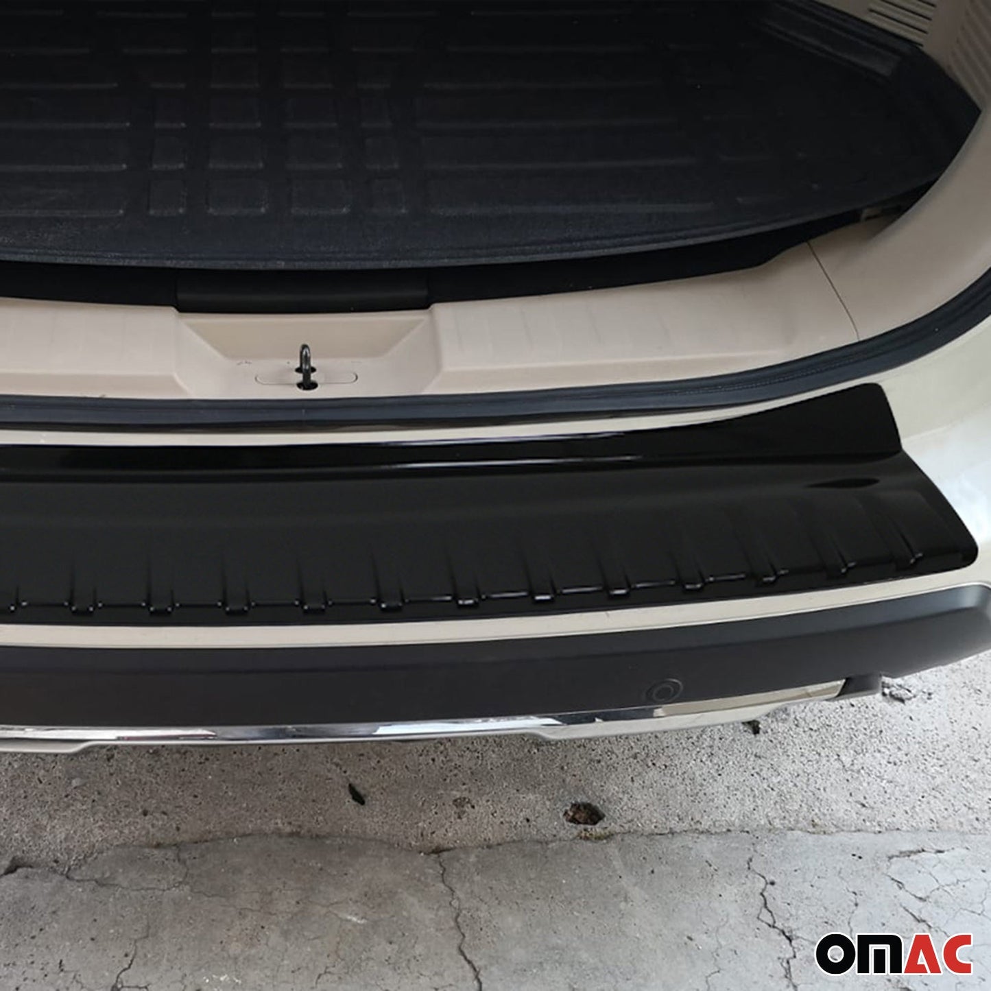 Ladekantenschutz Stoßstangenschutz für Nissan X-Trail 2017-21 Glanz Schwarz ABS