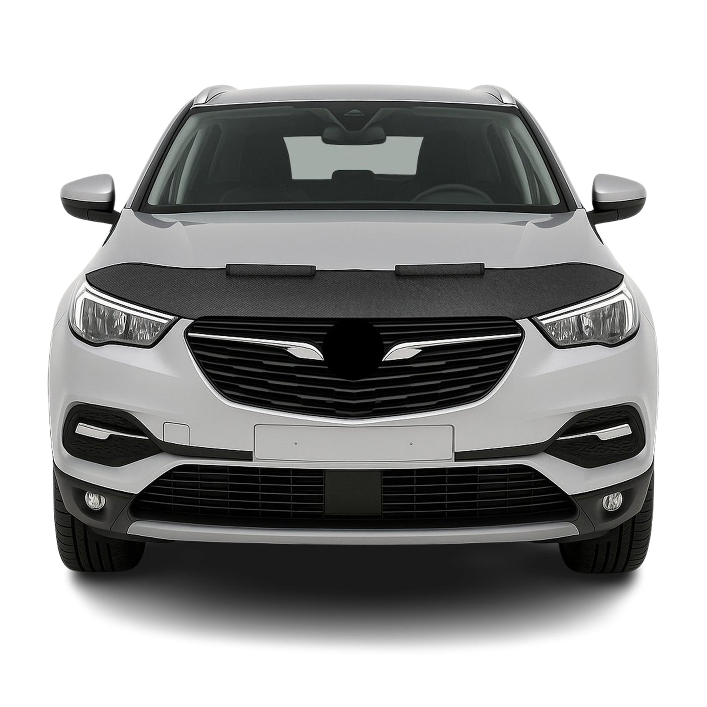 Haubenbra Steinschlagschutz Bonnet Bra für Opel Grandland X 2017-25 Carbon Halb