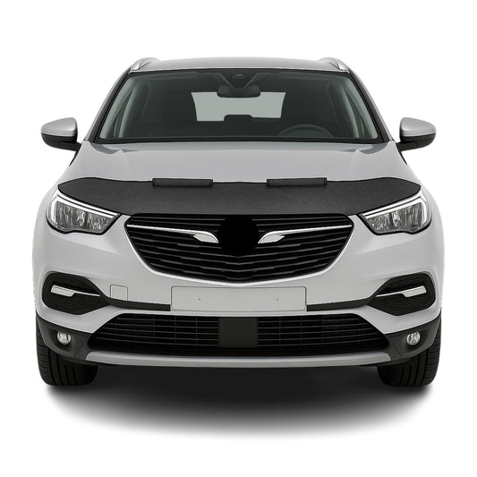 Haubenbra Steinschlagschutz Bonnet Bra für Opel Grandland X 2017-25 Carbon Halb
