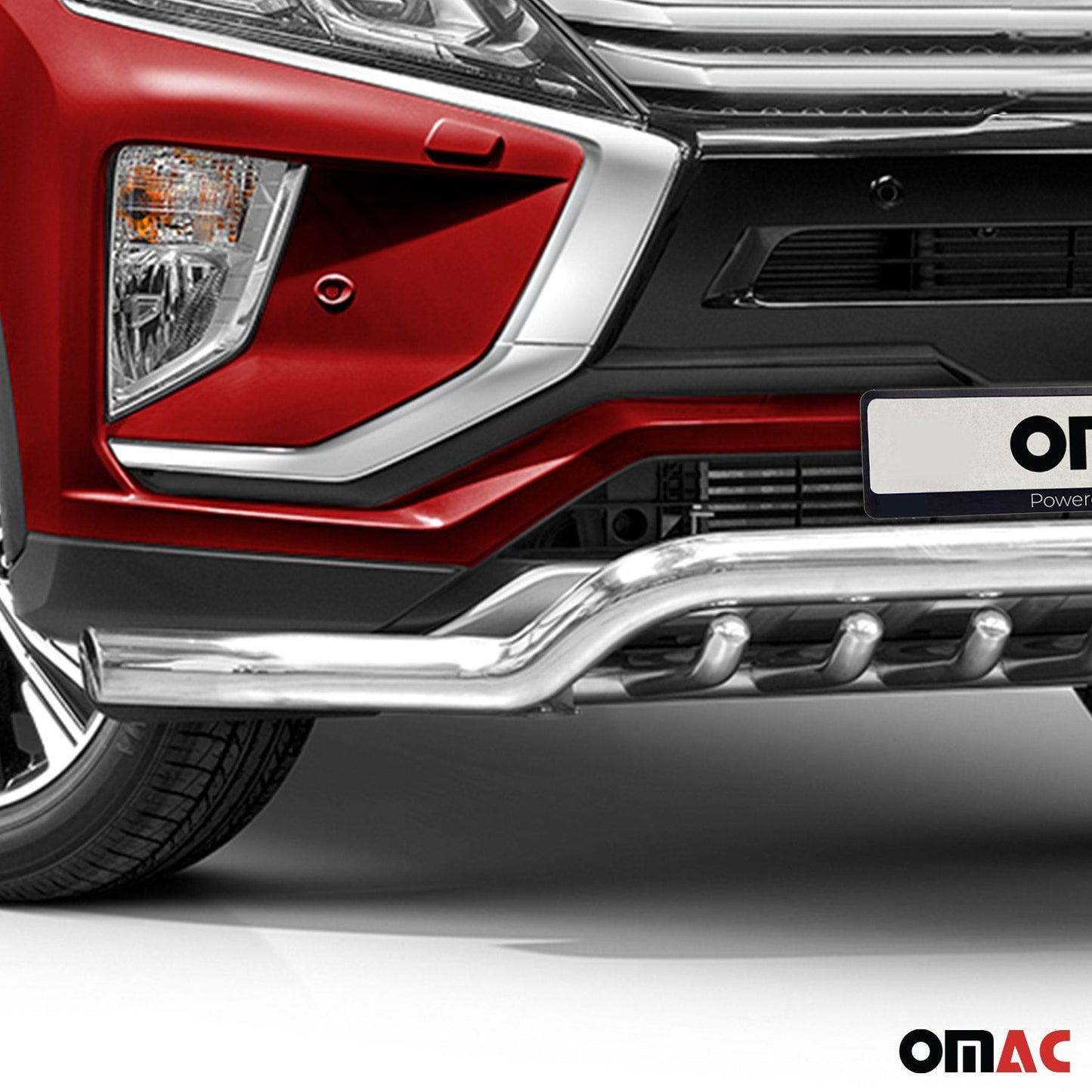 Frontschutzbügel Frontbügel für Mitsubishi Eclipse Cross 2017-2022 ABE Silber