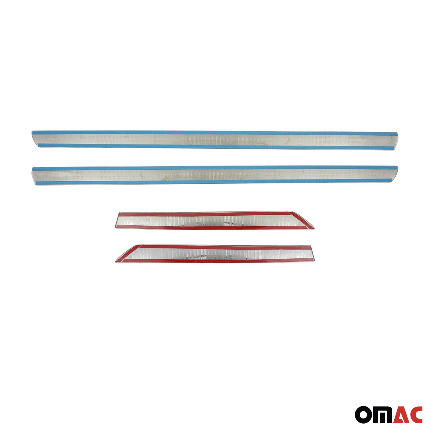 Seitentürleiste Türschutzleiste für Nissan Qashqai J10 2006-2014 Edelstahl 4x