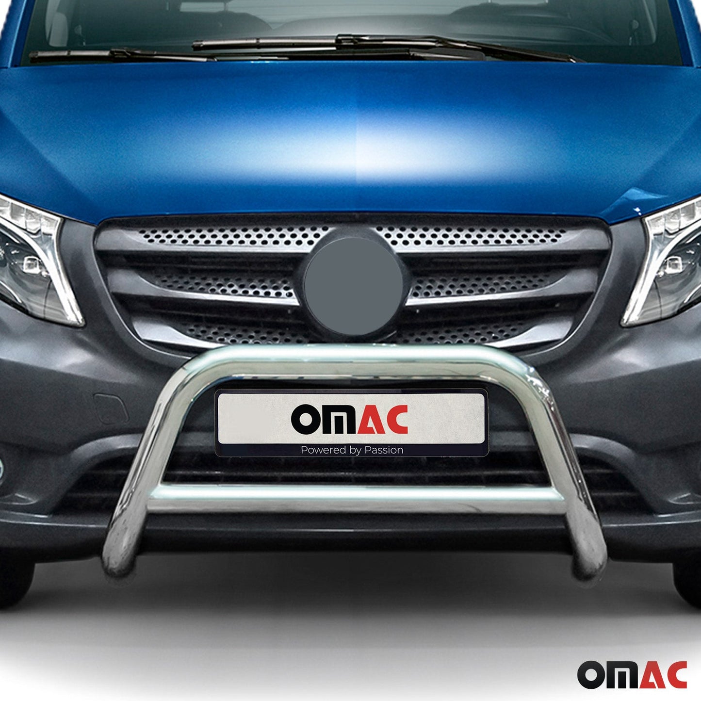 Bară de protecție față pentru Mercedes Vito W447 2014-2025 ABE oțel argintiu