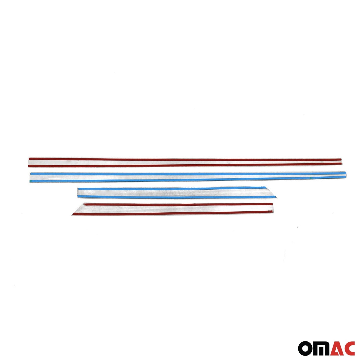 Ornamente laterale uși, benzi uși, bandă de protecție ușă pentru Seat Arona 2017-2025, oțel inoxidabil, 4x