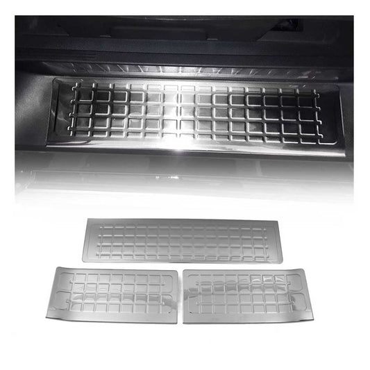 Ornamente prag uși pentru Citroen Jumpy 2016-2025, oțel inoxidabil, argintiu, set 3 piese