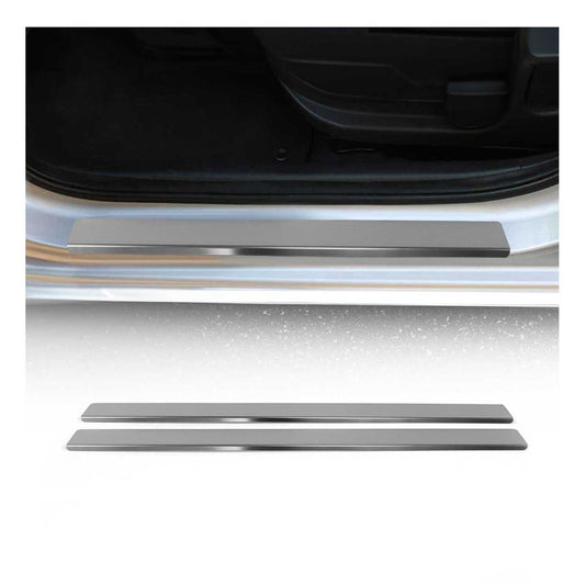 Protecții prag uși pentru Toyota Corolla 2013-2019 sedan, oțel inoxidabil cromat