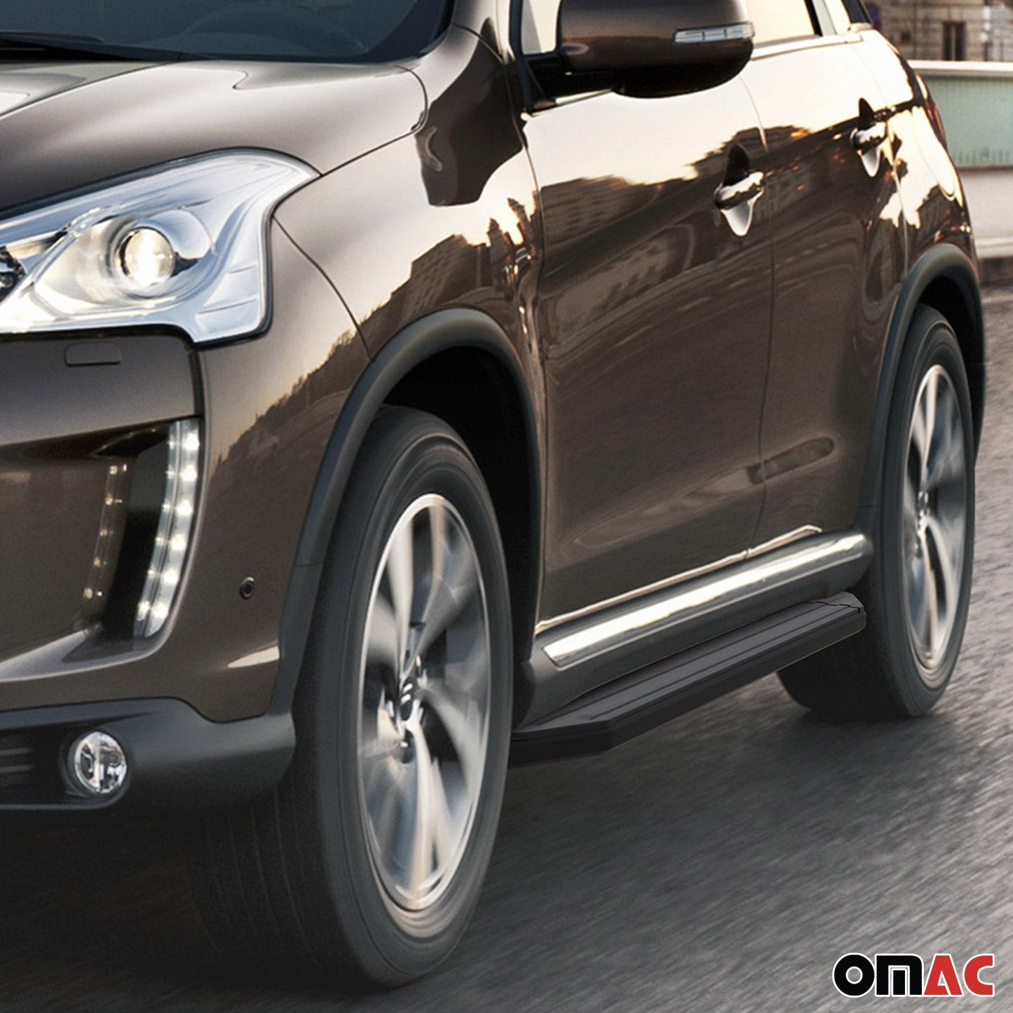 Trittbretter Seitenschweller für Citroen C4 AirCross 2012-2024 ABE Alu