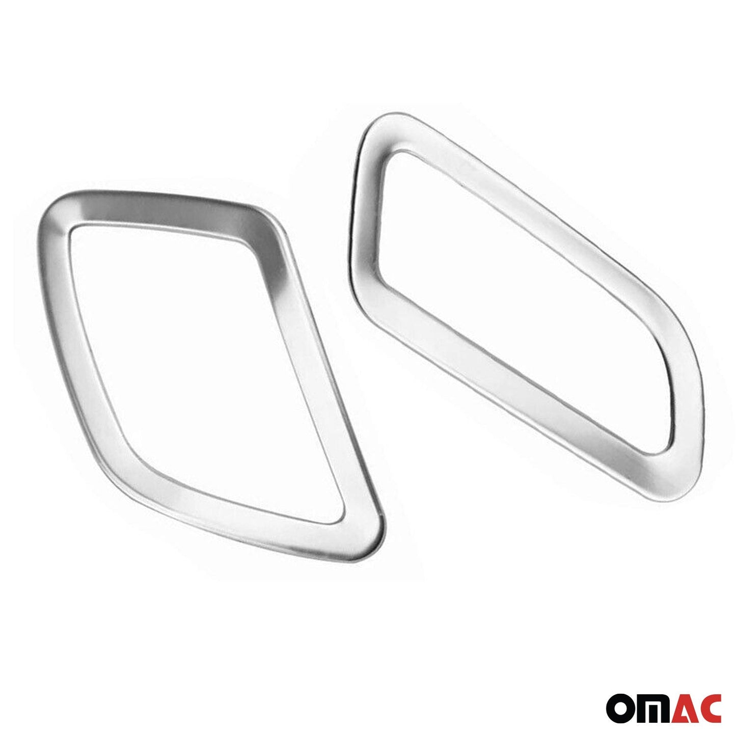 Lüftung Rahmen für Jeep Renegade 2014-2024 Chrom ABS Silber 2tlg