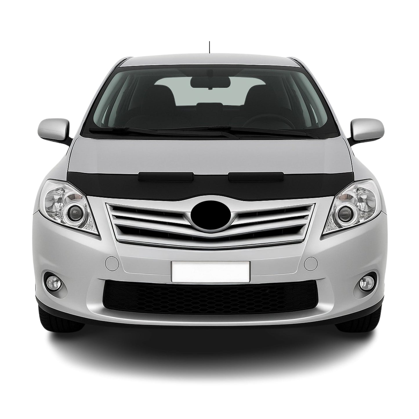 Haubenbra Steinschlagschutz Bonnet Bra für Toyota Auris 2010-2012 Schwarz Halb
