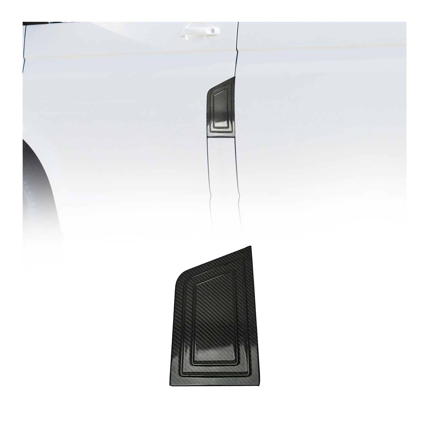 Tankdeckel Blenden Tankverschluss für VW Caravelle T5 2003-2015 Kohlefaser