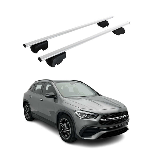 Dachträger Gepäckträger für Mercedes GLA X247 SUV 2020-2025 ABE Metall Silber