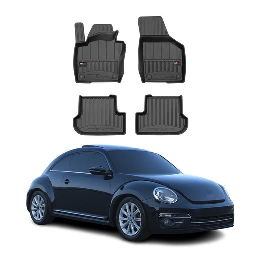 2011-2019 VW Beetle Fußmatten TPE Schwarz 4 tlg
