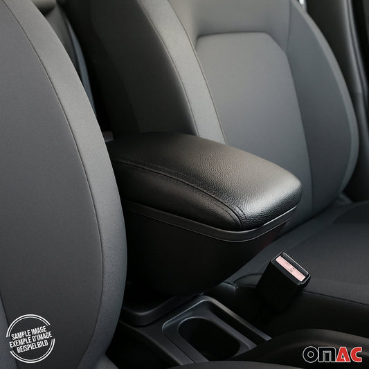 Mittelarmlehne Armlehne für VW Caddy 2003-2020 Touran 2003-2015 PU-Leder Schwarz
