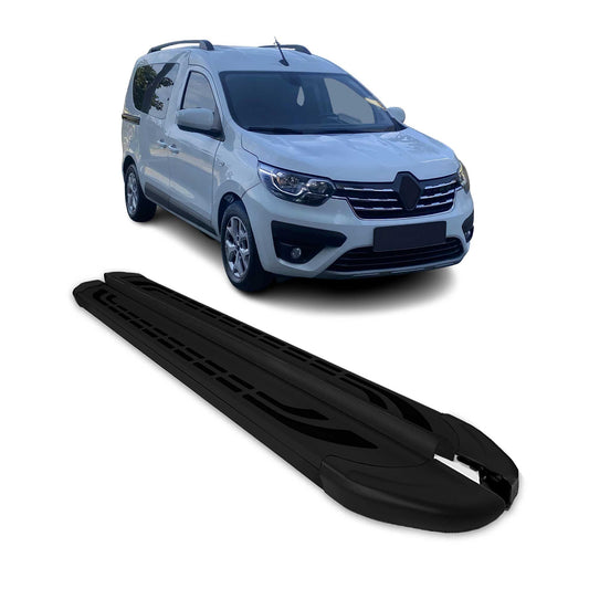 Trittbretter Schweller Seitenbretter für Renault Express 2021-2025 Alu Schwarz
