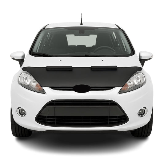 Protecție capotă anti-ciobituri pentru Ford Fiesta 6 2009-2012, jumătate neagră