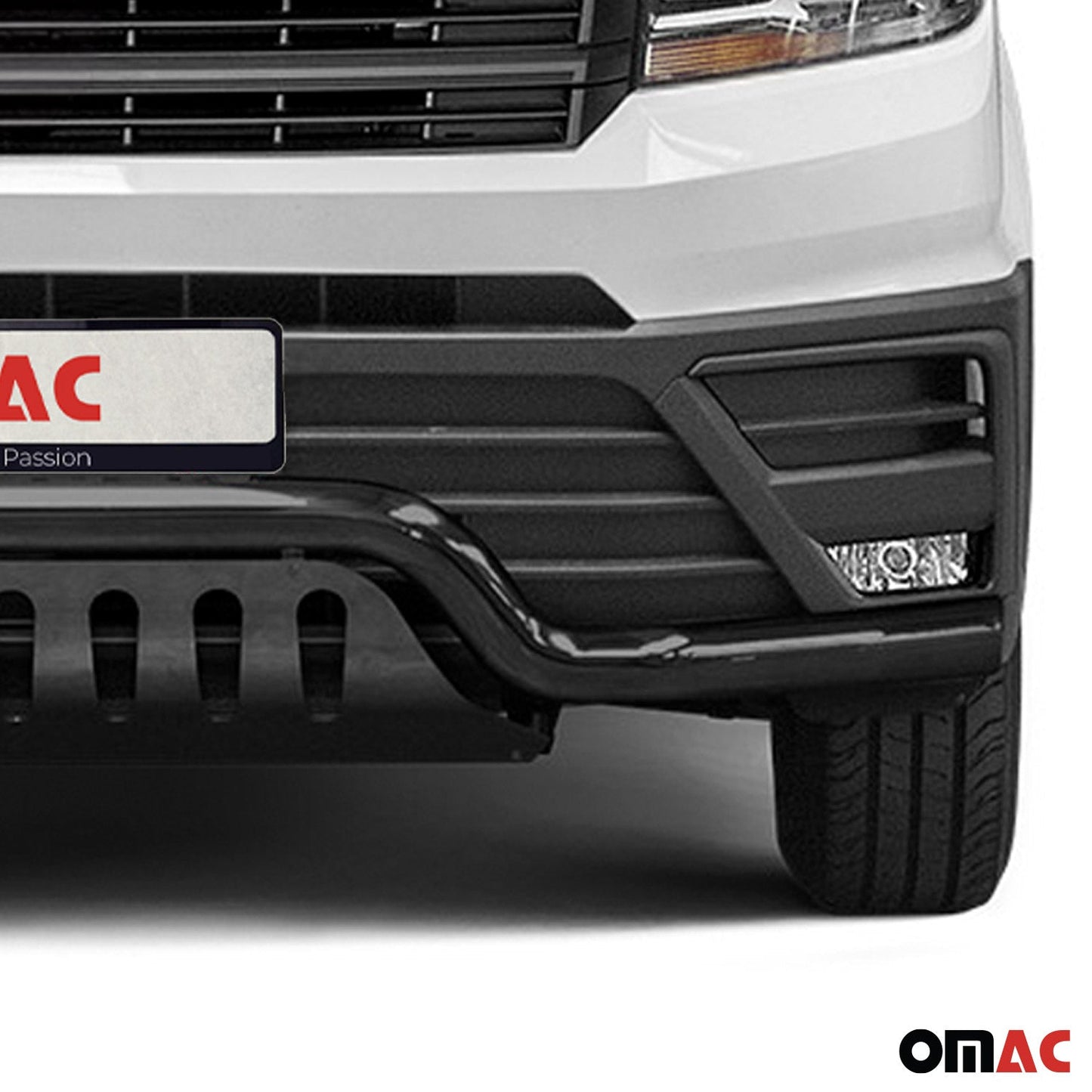 Frontschutzbügel Frontbügel für VW Crafter 2017-2025 mit ABE Stahl Schwarz