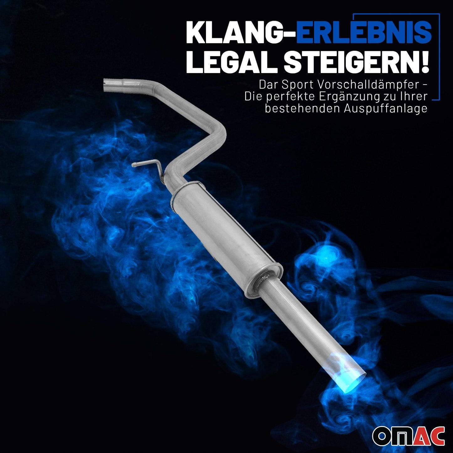 NOVUS Edelstahl Sport Vorschalldämpfer für Seat Leon 5F 1.8 TSI Endschalldämpfer