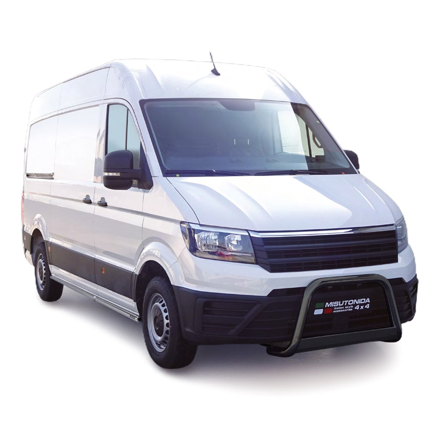 Frontbügel Frontschutzbügel für VW Crafter 2017-2025 ø63mm Stahl Schwarz Schutz