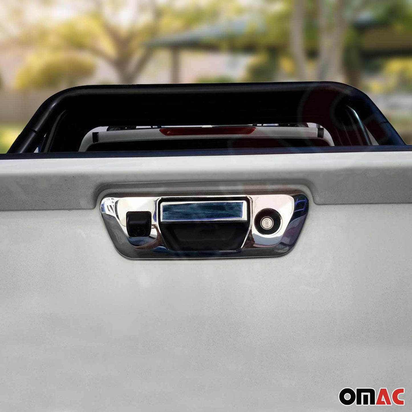 Bandă decorativă portbagaj, bandă decorativă hayon pentru Nissan Navara, oțel inoxidabil cromat, 1 bucată