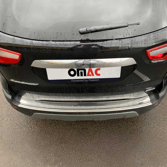 Ladekantenschutz Stoßstangenschutz für Ford Ecosport 2017-2024 Edelstahl Silber