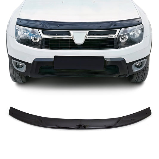 Motorhaube Deflektor Insekten Steinschlagschutz für Dacia Duster 2010-17 Dunkel