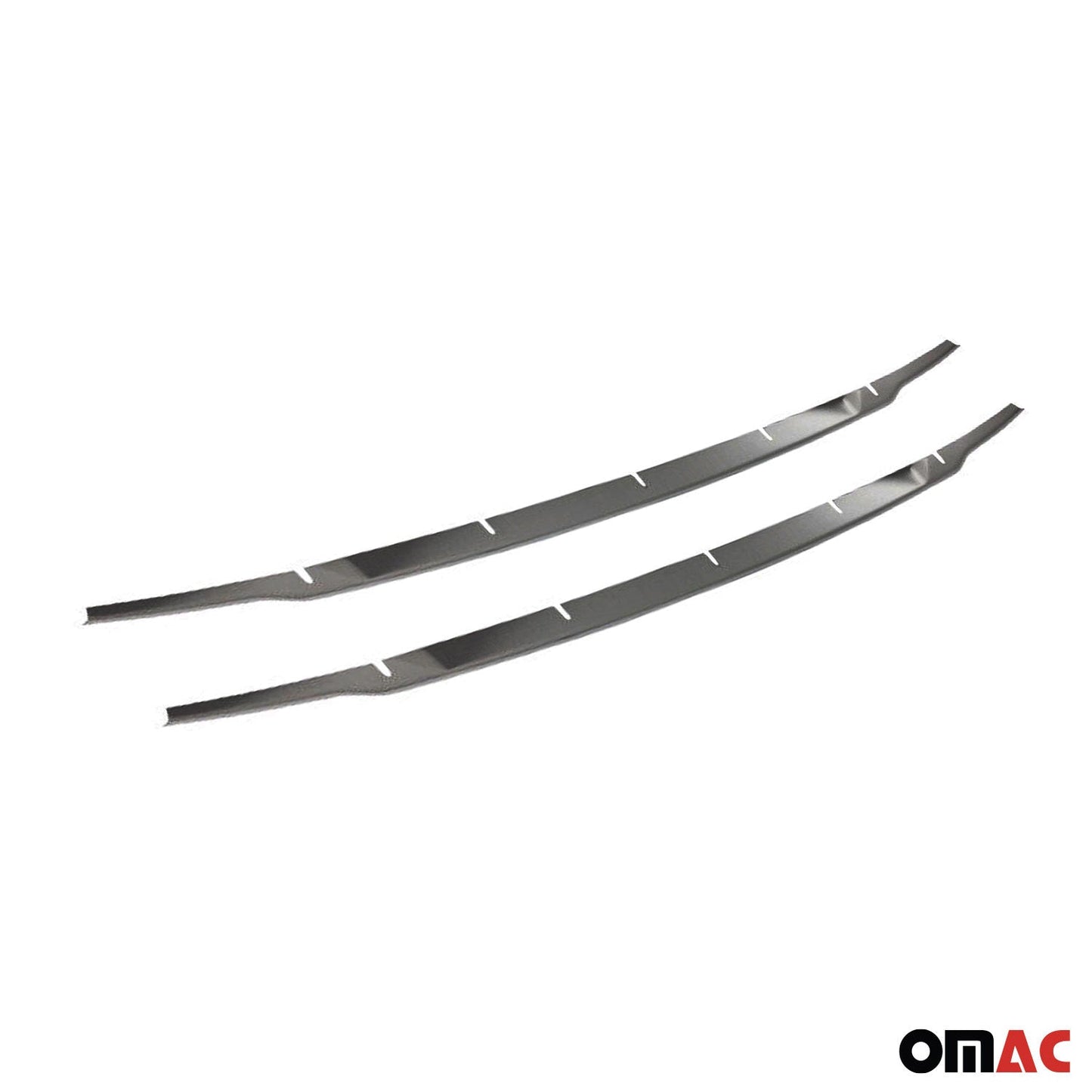 Kühlergrill Grillleisten für Ford Tourneo Courier 2017-2024 Chrom Dunkel 2x